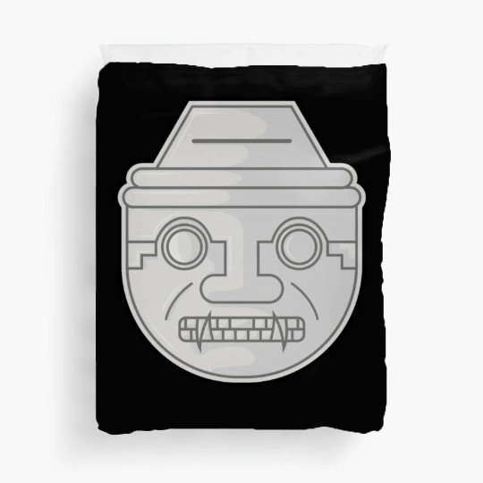 Colombian San Agustin Pre Columbus Indigenous Duvet Covers