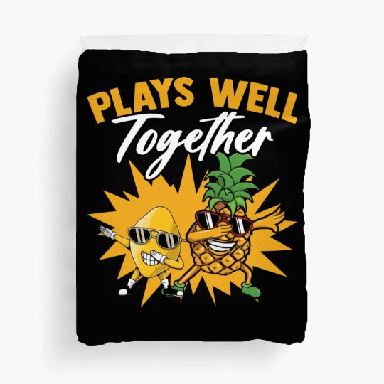Pineapple And Lemon Plays Well Together A Sweet Duvet Covers