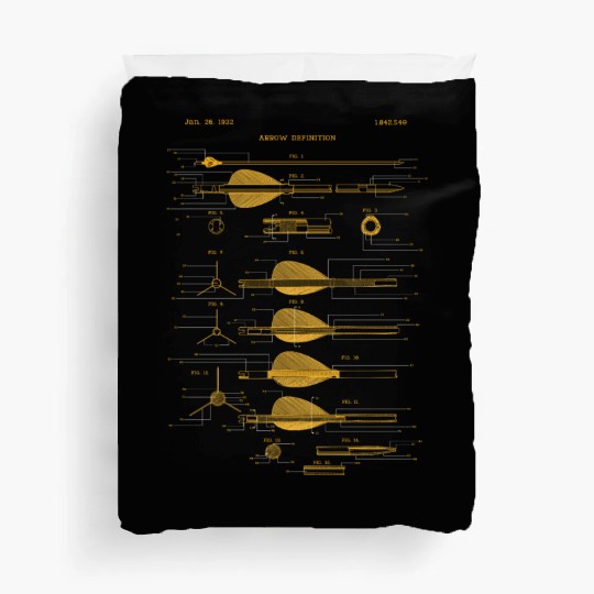 Outdoor Hunting Arch Anatomy Arrow Definition Duvet Covers