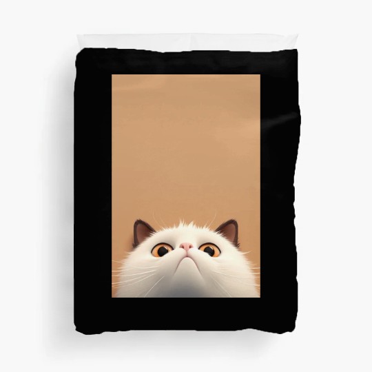 Cranky Whiskers - Adorable Grumpy Cat Duvet Covers