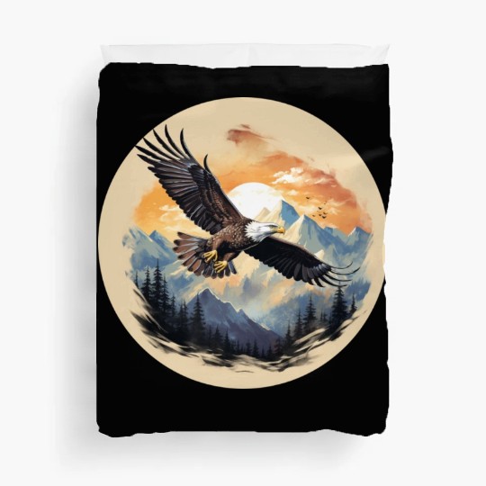 Bald Eagle as America's Symbol Duvet Covers