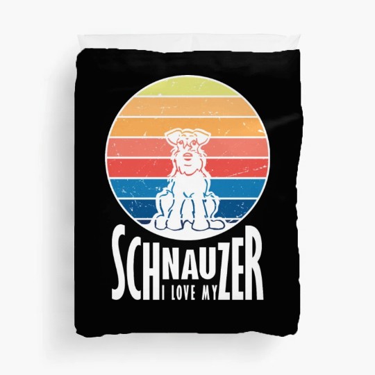 Schnauzer Love Duvet Covers