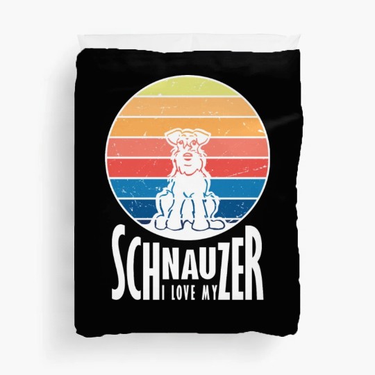 Schnauzer Love Duvet Covers