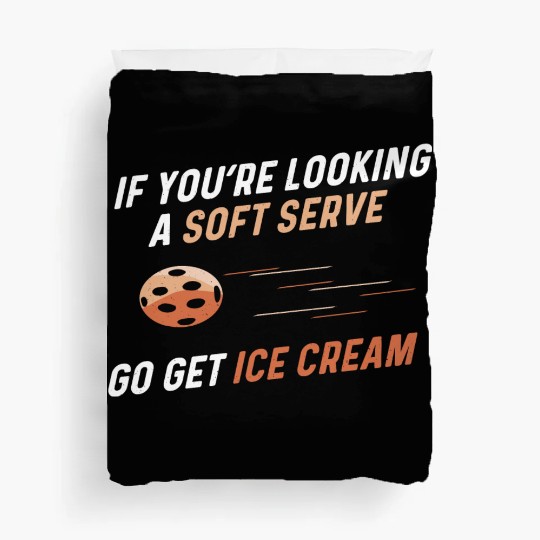 Pickleball Pun for Pickleball Player Duvet Covers