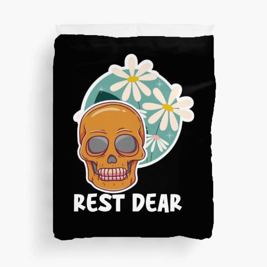 Rest In peace Halloween Day NFT Art Duvet Covers