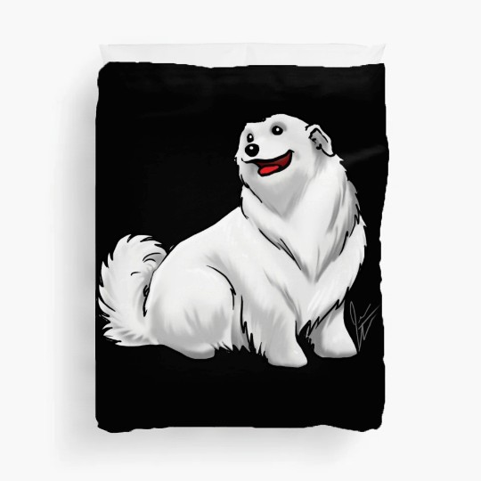 Dog Great Pyrenees White Duvet Covers