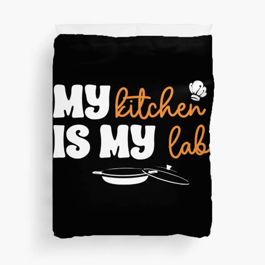 My Kitchen Is My Lab For Chef Cooking Lover Funny Duvet Covers
