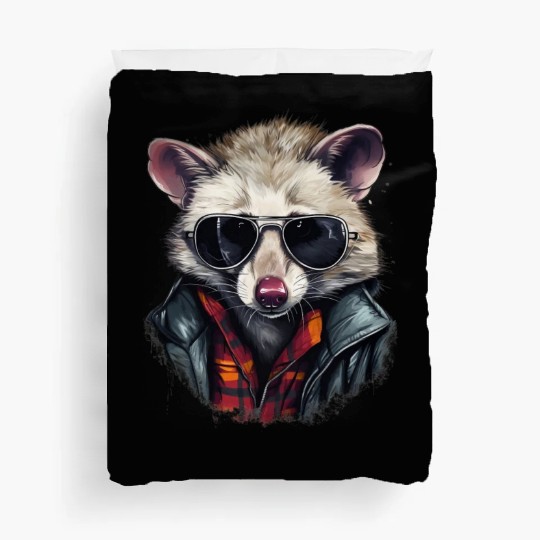 Street Survivor: Urban Opossum Vibes | Opossum Lov Duvet Covers