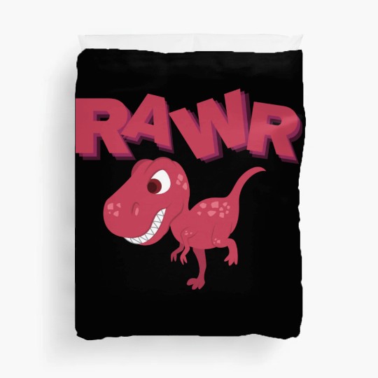 Rawr Cute Rex Dino Extinct Lover Tyrannosaurus Duvet Covers