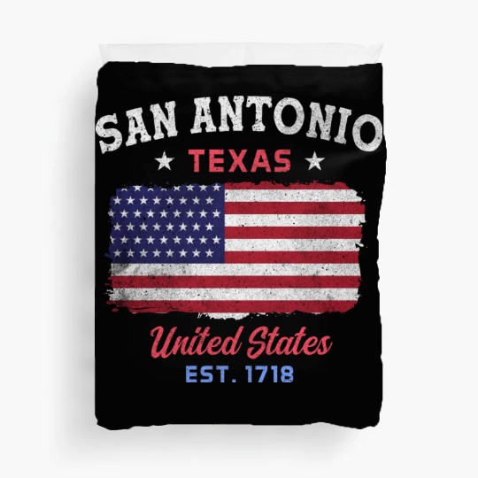 San Antonio Texas est 1718 Design for proud San Duvet Covers