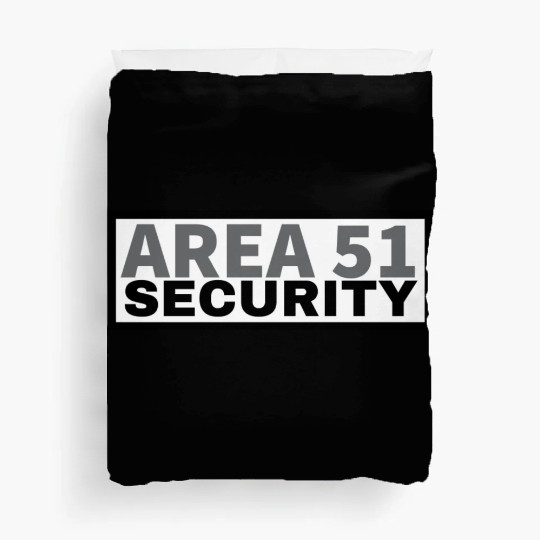 Area 51 Security Duvet Covers
