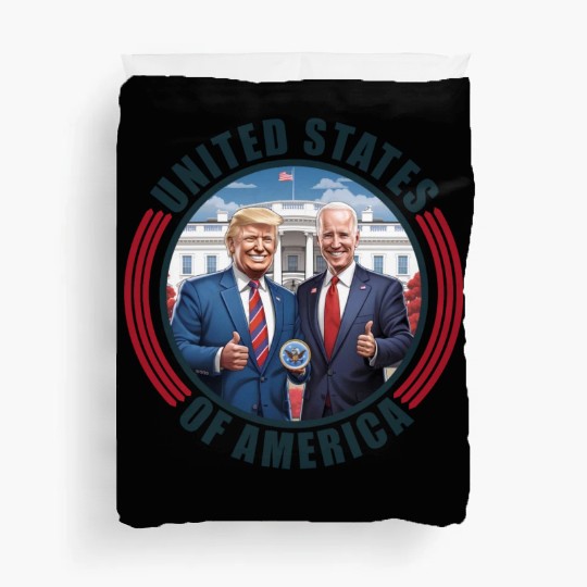 President USA Donald Trump Joe Biden Duvet Covers