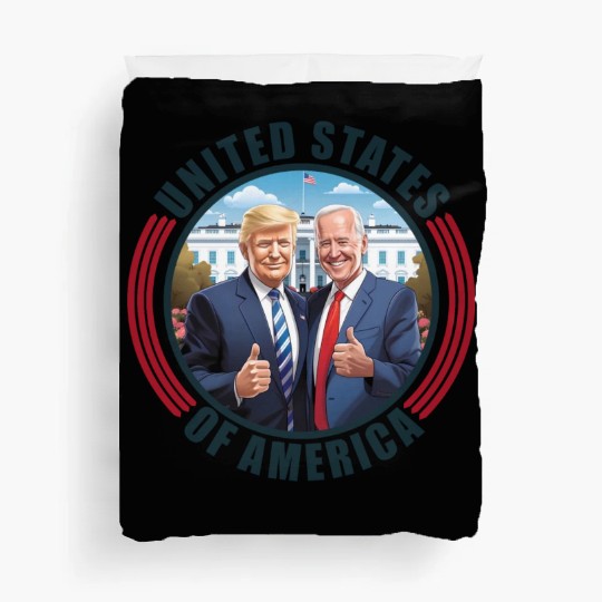 President USA Donald Trump Joe Biden Duvet Covers