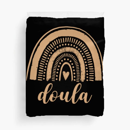 Doula Rainbow Leopard Birth Doulas Gift Duvet Covers