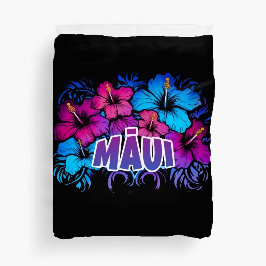 Maui Hibiscus Flower - Tropical Island Beauty Duvet Covers
