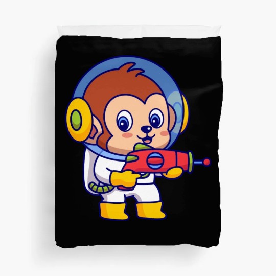 Monkey Galaxy Astronaut Duvet Covers