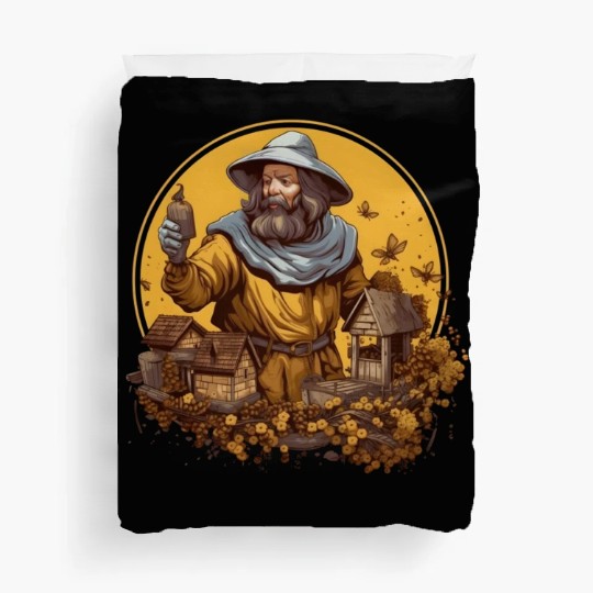 Beekeeping in the Ages - Medieval Tale Duvet Covers
