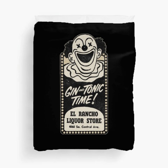 Vintage Clown Liquor Store South Central Duvet Covers