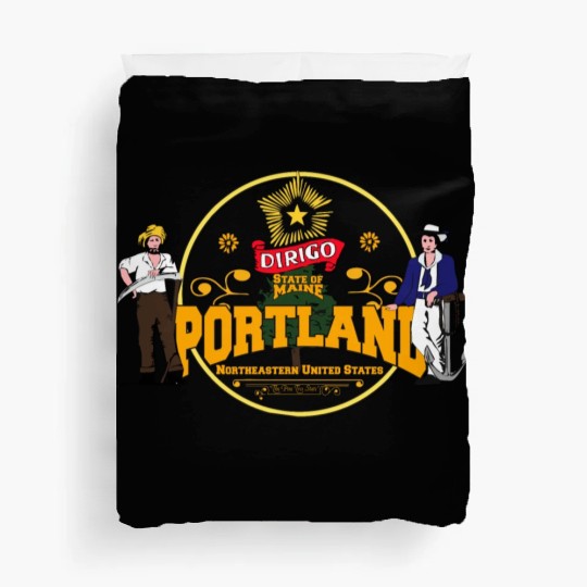 Portland - State of Maine Duvet Covers