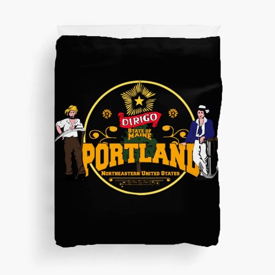 Portland - State of Maine Duvet Covers
