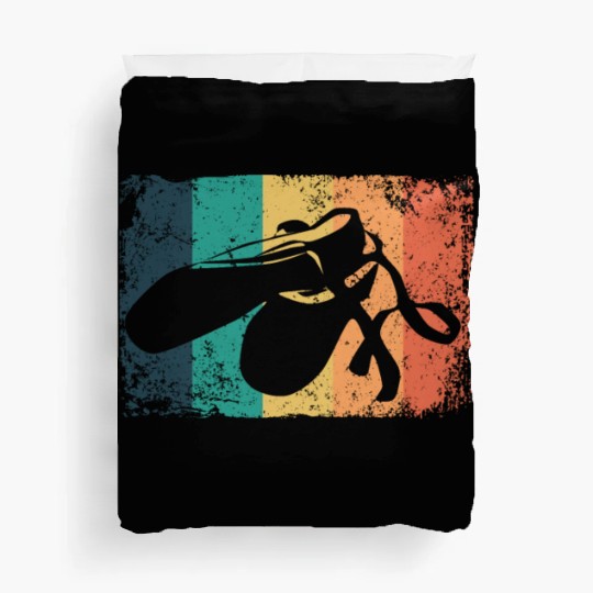 Ballet Shoes Vintage Woman Ballerina Duvet Covers
