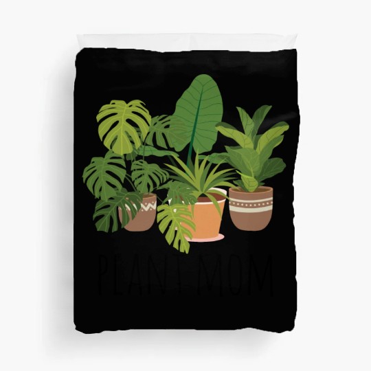 Houseplants Galore Plant Mom Duvet Covers