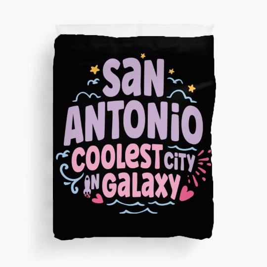 San Antonio Coolest Galaxy Duvet Covers