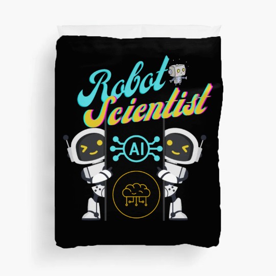 The robot scientist Duvet Covers