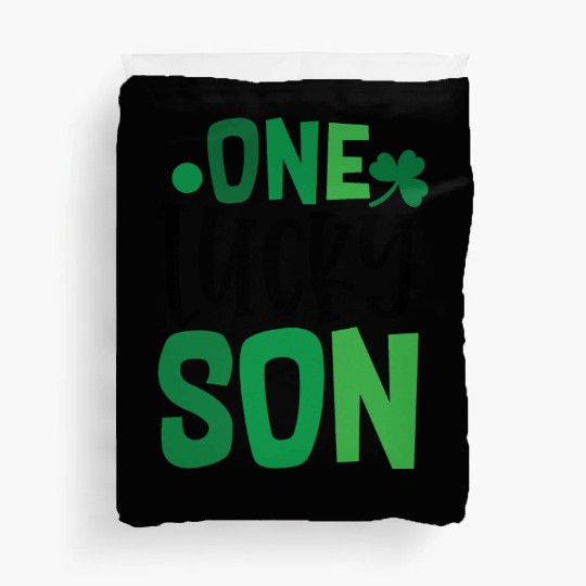 One Lucky Son Clover Shamrock Irish Ireland Duvet Covers