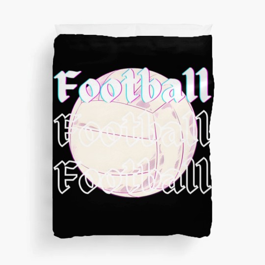 Football is life , sport lover Duvet Covers