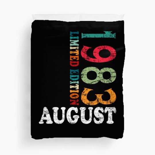 august 1983 Anniversary august 1983 august Duvet Covers