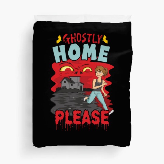 Horror Paranormal Haunted House Spooky Halloween Duvet Covers