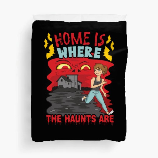 Horror Paranormal Haunted House Spooky Halloween Duvet Covers