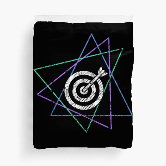 Geometric Bullseye Target Duvet Covers