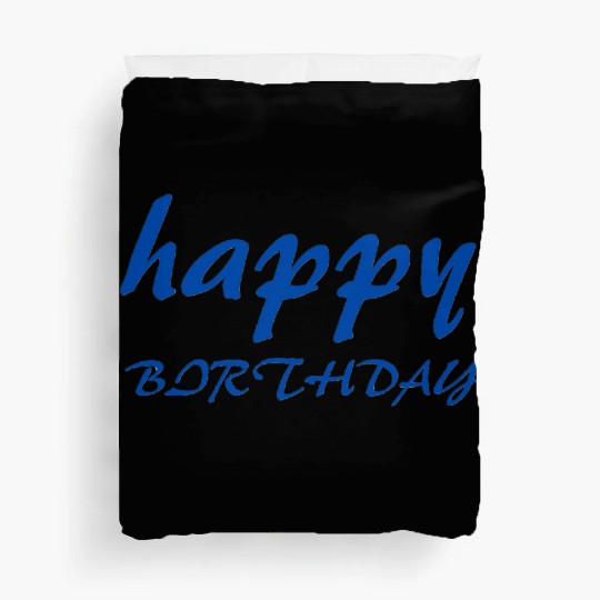 اHappy birthday design gift Duvet Covers