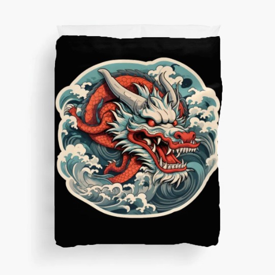 Japanese Dragon Duvet Covers