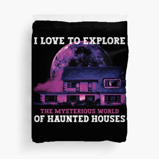 Horror Paranormal Haunted House Spooky Halloween Duvet Covers