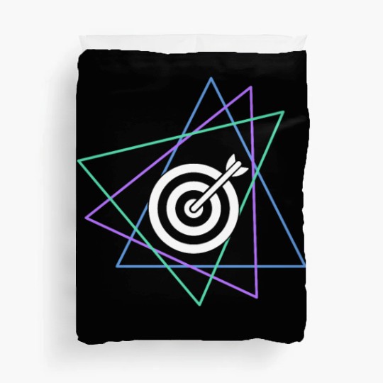 Geometric Bullseye Target Duvet Covers