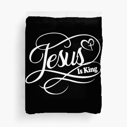 Jesus Is King Love Jesus Christian Christmas Duvet Covers