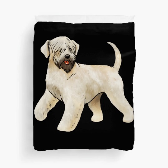 Dog Soft Coated Wheaten Terrier Irish Cream Duvet Covers