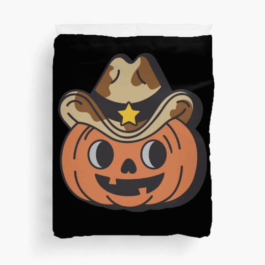 Cowboy Pumpkin Duvet Covers