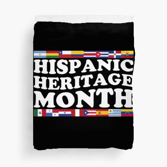 Hispanic Heritage Month Funny Hispanic Spanish Duvet Covers