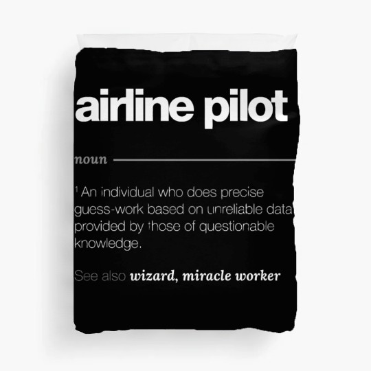 Airline Pilot Duvet Covers