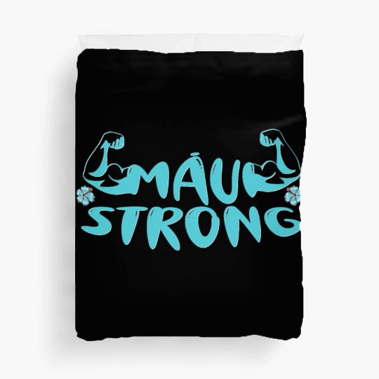 Pray for Lahaina Maui Hawaii Wildfire Support Duvet Covers