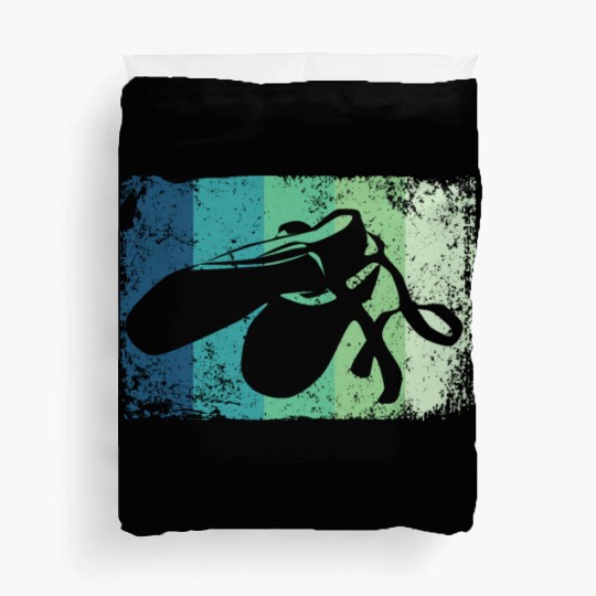 Ballet Shoes Vintage Woman Ballerina Duvet Covers
