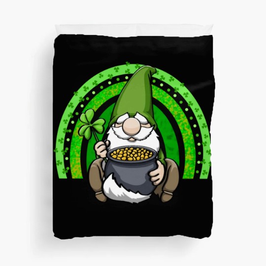 Pot of Gold Gnome Rainbow Duvet Covers