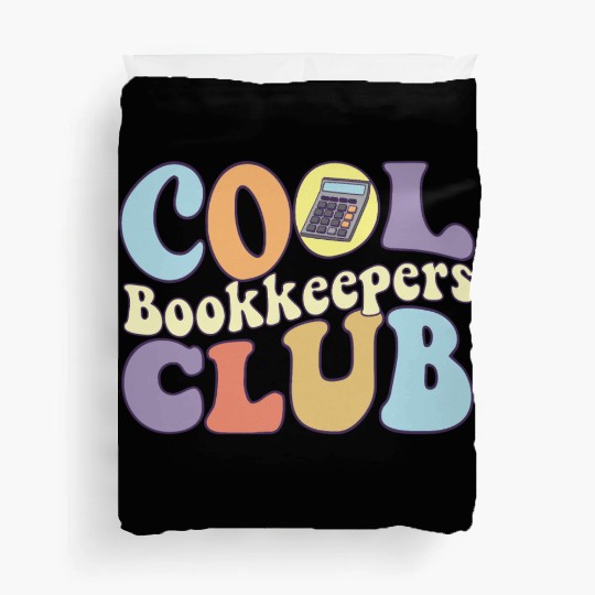 Cool Bookkeeper Club CPA Certified Public Duvet Covers