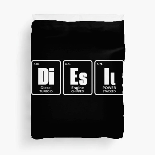 Diesel Periodic Table Duvet Covers