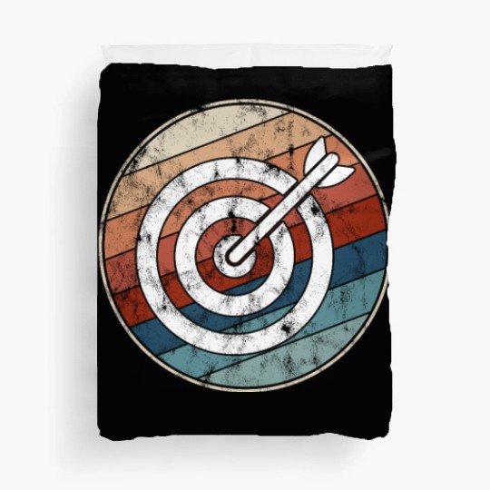 Retro Archery Bullseye Duvet Covers