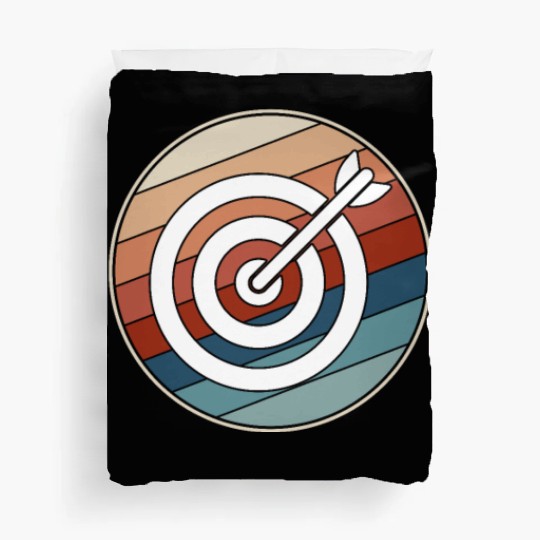 Retro Archery Bullseye Duvet Covers